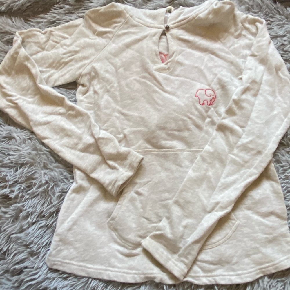 Ivory Ella beaded hoodie